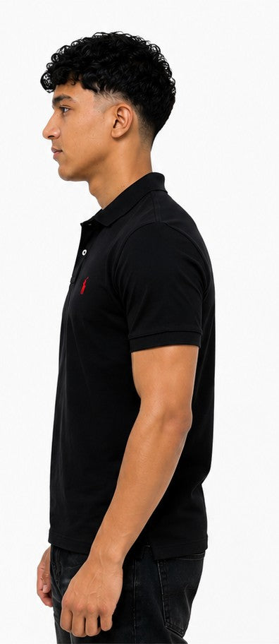 MCL Polo T-Shirt – Black