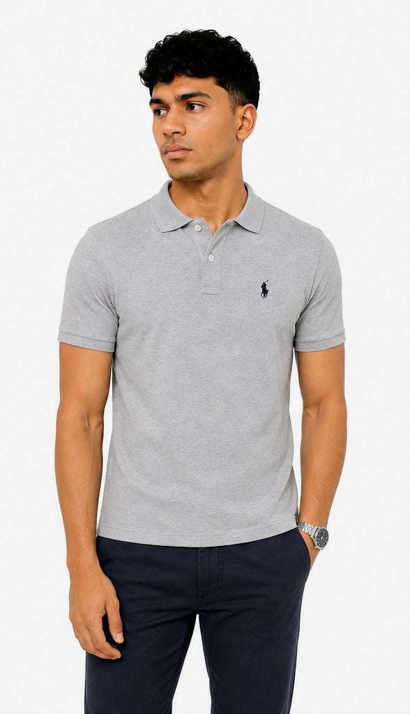 MCL Polo T-Shirt – Light Grey